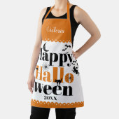 Happy Halloween-typografie met elementen Schort (Insitu)