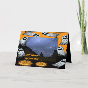 Happy Halloween uit Austin, TX. Kaart