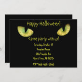 Happy Halloween Uitnodiging (Voorkant / Achterkant)