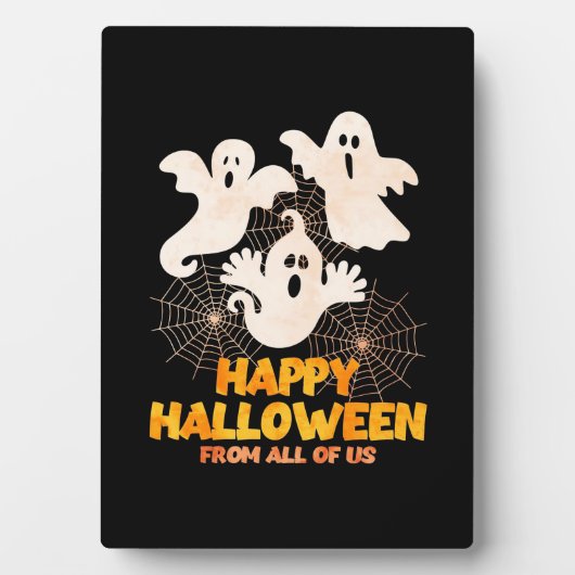 Happy Halloween van ons allemaal Fotoplaat (voorkant)