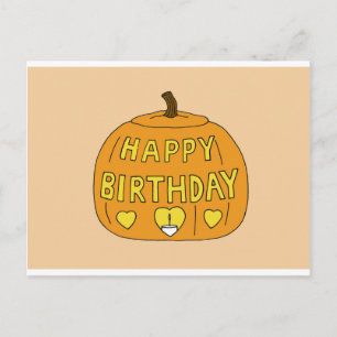 Happy Halloween Verjaardag Cartoon Briefkaart