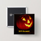 Happy Halloween Vierkante Button 5,1 Cm (Voorkant /achterkant)