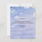 Happy Halloween vliegend naar je eigen bericht (Achterkant)