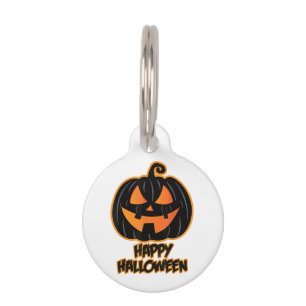 Happy Halloween voor mannen en vrouwen - Pumpkin H Huisdierpenning