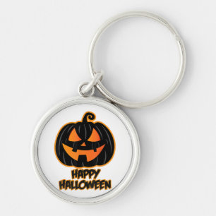 Happy Halloween voor mannen en vrouwen - Pumpkin H Sleutelhanger