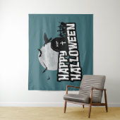 Happy Halloween Wandkleed (In situ)
