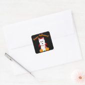 Happy Halloween Westie Devil Stickers (Envelop)