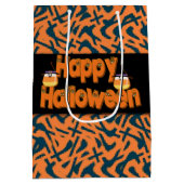 Happy Halloween Whimsical Text Cadeau Sacs (Dos)