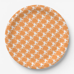 Happy Halloween White Cat Paper Borden Papieren Bordje