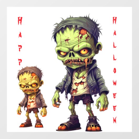 Happy Halloween Window Cling Raamsticker (Vel)