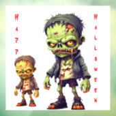 Happy Halloween Window Cling Raamsticker (Vel 3)