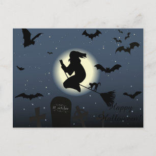 Happy Halloween Witch Briefkaart