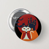 Happy Halloween Witch Button (Voorkant /achterkant)