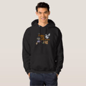 Happy Halloween witch ghosts goblins spiders fall Hoodie (Voorkant volledig)