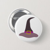 Happy Halloween Witch Pet Ronde Button 5,7 Cm (Voorkant /achterkant)