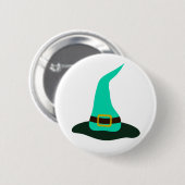 Happy Halloween Witch Pet Ronde Button 5,7 Cm (Voorkant /achterkant)
