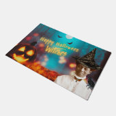 Happy Halloween Witches Collage Deurmat (Schuin)