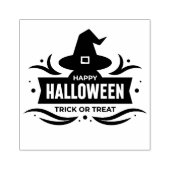 Happy Halloween Witches Pet Rubberstempel (Afrduk)