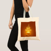 Happy Halloween Witch's Caldron Tote Bag (Voorkant (product))