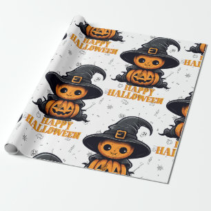 Happy Halloween Wrapping Paper Cadeaupapier