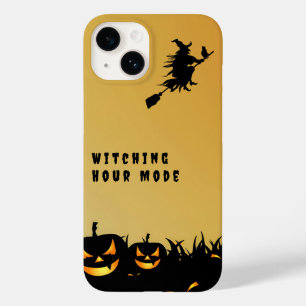 Happy Halloween zwarte heks Case-Mate iPhone 14 Hoesje