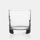 Happy Halloween zwarte heks Whisky Glas (Links)