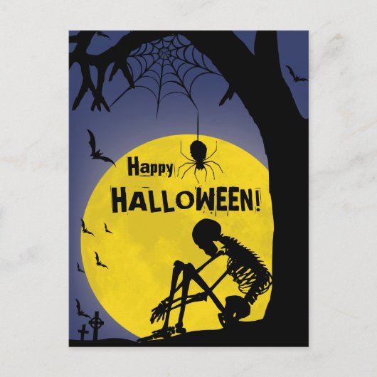 Happy Haloween Briefkaart (Voorkant)