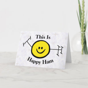 Happy Ham Funny Verjaardag Kaart