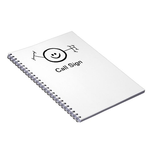 Happy Ham Radio-laptop Notitieboek (Rechterzijde)