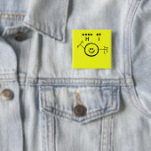 Happy Ham Yellow Morse Code "Hi" Button (In situ)