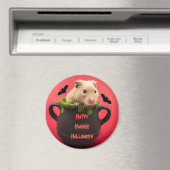 Happy Hammie Halloween Magnet Magneet (Insitu (Vaatwasser))