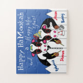 Happy HaMookah Happy Moo Year Jigsaw Puzzle (Vertical)