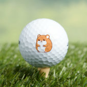 Happy Hamster Golf Balls Golfballen (Insitu Shirt)