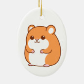 Happy Hamster Ornament (Achterkant)