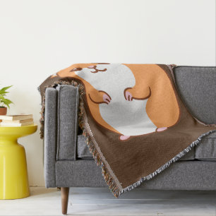 Happy Hamster Throw Deken