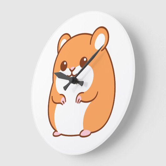 Happy Hamster Wall klok (Hoek)