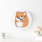 Happy Hamster Wall klok (Huis)