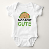 Happy Hand Drawn Taco-out Cute Taco Art Design Romper (Voorkant)
