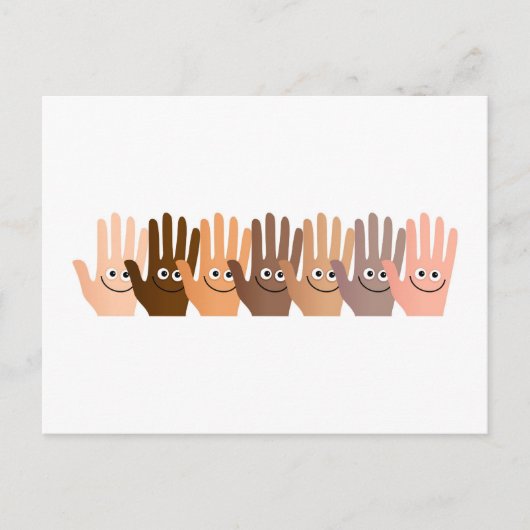 Happy Hands Briefkaart (Voorkant)