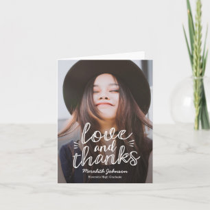 Happy Handscript Carte de remerciements DE COULEUR