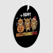 Happy Hanksmas Beaver-kerstbever Ornament (voorkant)