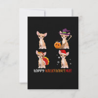 Happy Hanksmas Cute Witch Turkey Santa