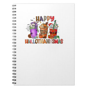 Happy Hanksmas Gnomes Halloween Thanksgiving Notitieboek