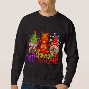 Happy Hanksmas Gnomes Lover Halloween Bedankt Trui