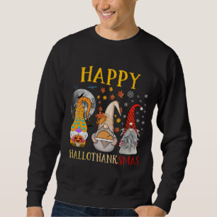 Happy Hanksmas Halloween Kerstmis Thanksgiv Trui
