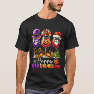 Happy Hanksmas Halloween Thanksgiving Christus T-shirt