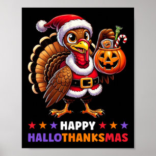 Happy Hanksmas Halloween Thanksgiving Xmas F Poster
