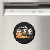Happy Hanksmas Pandas KerstPanda Magnet Magneet (Insitu (Vaatwasser))