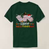 Happy Hanksmas Pig Lovers Thanksgiving Chris T-shirt (Design voorkant)
