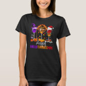 Happy Hanksmas Wine Glasses Drink Hwe T-shirt (Voorkant)